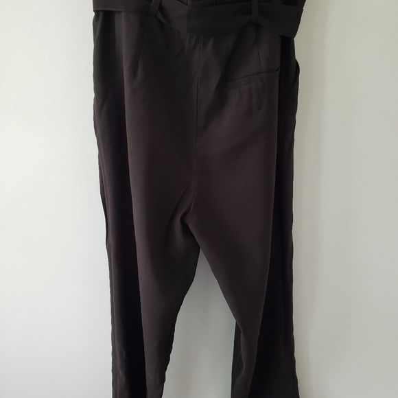 ZARA-High waisted paperboy pants with tie belt - Picture 6 of 12
